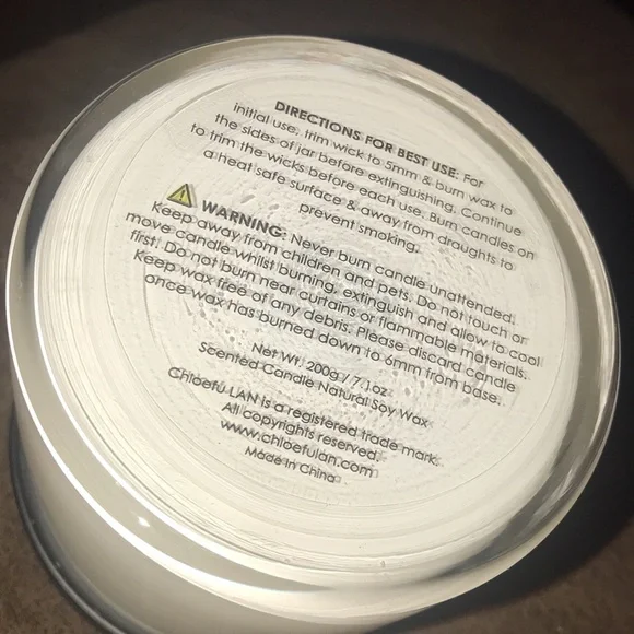 Chloefu LAN PGardenia Scented Candle Highly Scented, 7.1oz|45 Hour Long burn - Picture 6 of 7